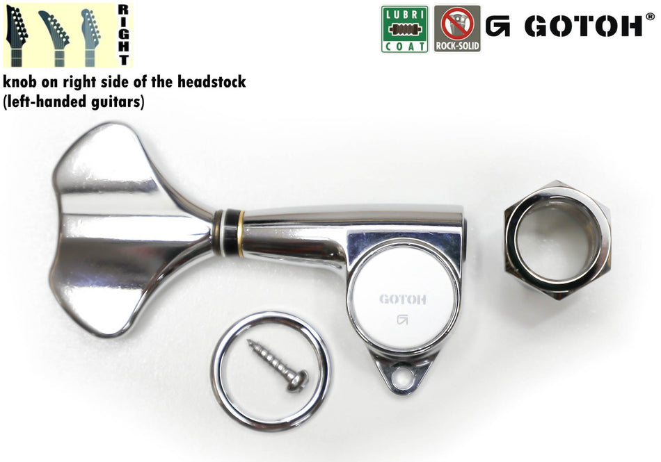 Gotoh GB707(C) Compact Bass Tuner, 1 Right (Chrome)