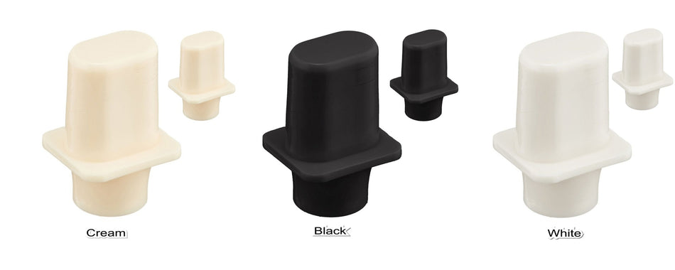 Tele-style Hat Switch Knobs, Metric, set of 2 (choose color)