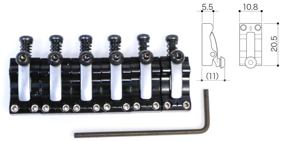 Gotoh LS108 Locking Saddle set (6pc) Upgrade for EV510T, EV510TS, 510T, 510TS