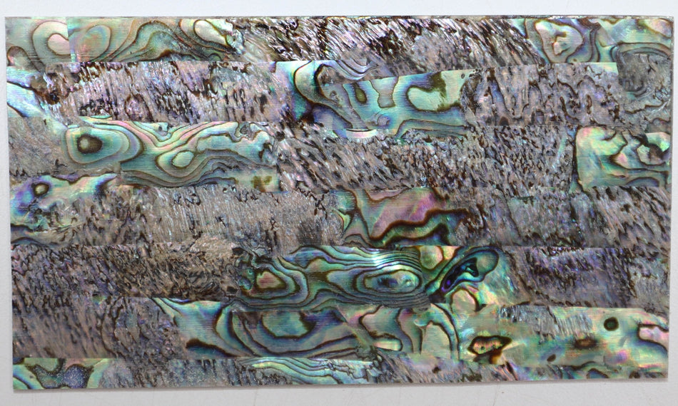 Laminated Abalone Sheet (Madaga), Red 1.5 x 65 x 115 mm - Stock# MDG-1