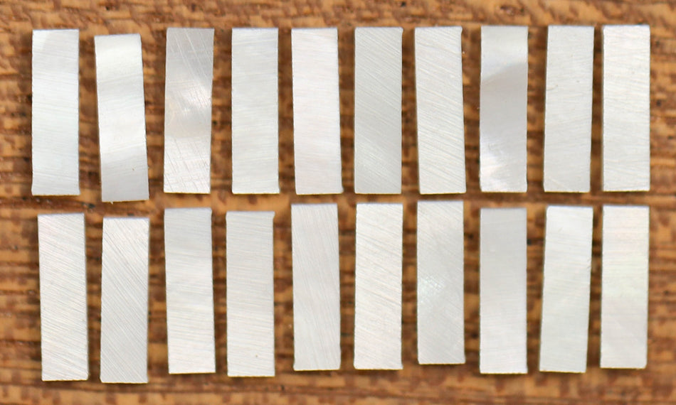 Mother of Pearl, 20 Straight pieces (7 * 2 * 1.5mm)