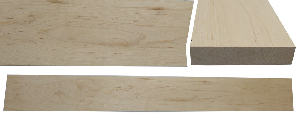 Rock Maple Neck Blank 1" x 4.4" x 35.2" (+STANDARD)