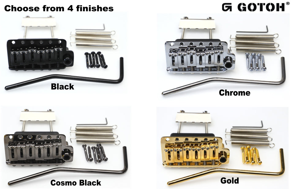 Gotoh NS510-FE2 Tremolo Bridge, Narrow Space with 6 point mounting (choose finish)