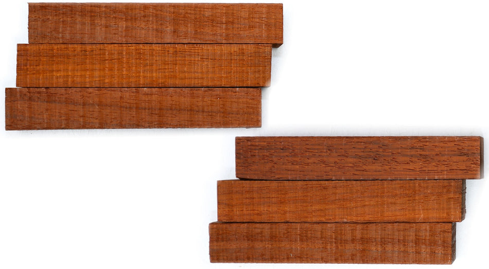 Padauk Pen Blanks, 6 pieces 6" long (HIGH GRADE)