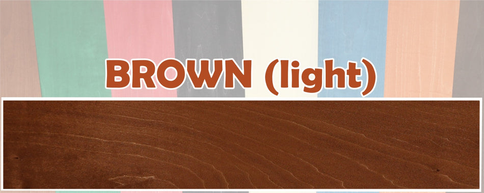 Pressure Dyed Veneer, Light Brown (0.5 x 95 x 850mm)
