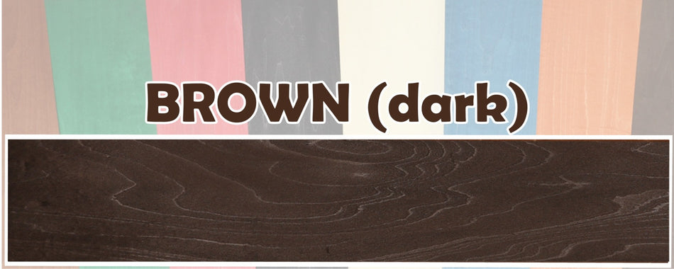 Pressure Dyed Veneer, Dark Brown (0.5 x 95 x 850mm)