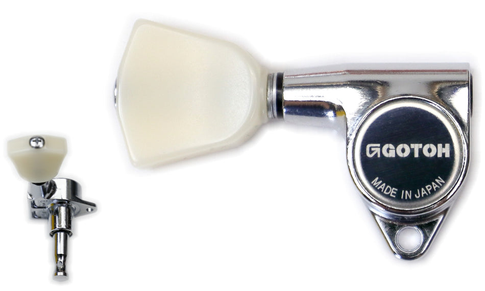 Gotoh SG301(C)P4N Tuners with Standard Post, 3L+3R (Chrome)