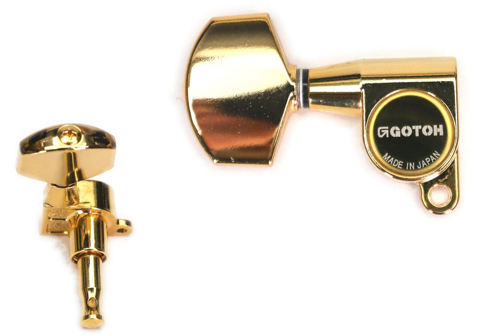 Gotoh SG360(G)01 Tuners with Standard Post, 3L+3R (Gold)