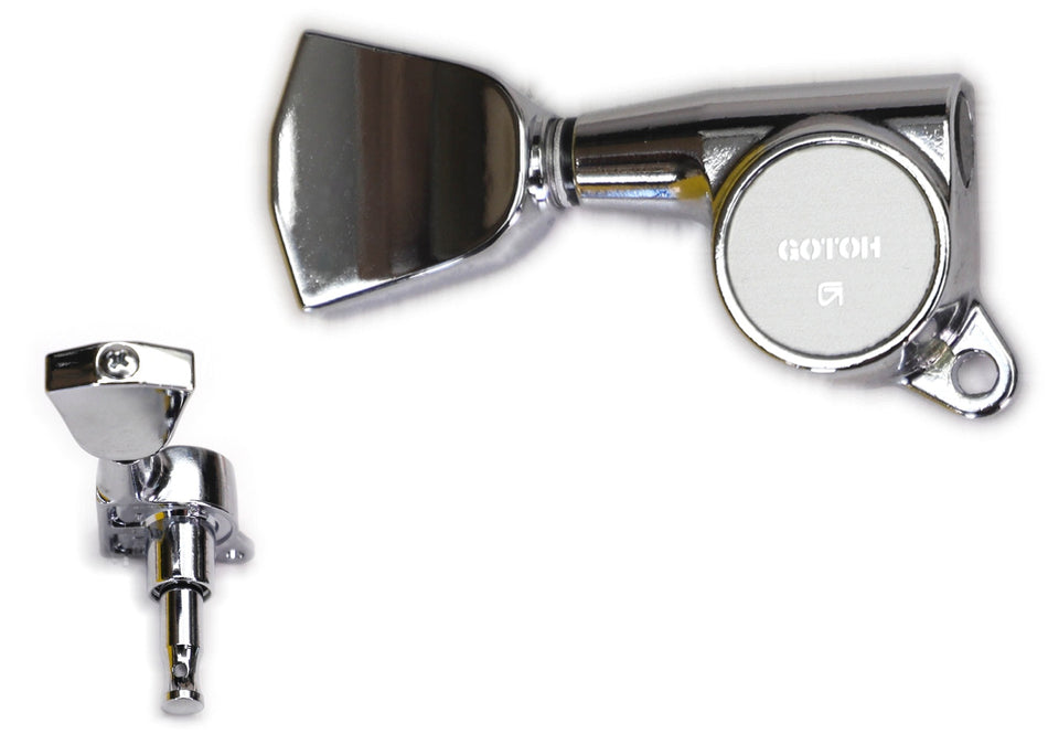 Gotoh SG381(C)04 Tuners with Standard Post, 3L+3R (Chrome)