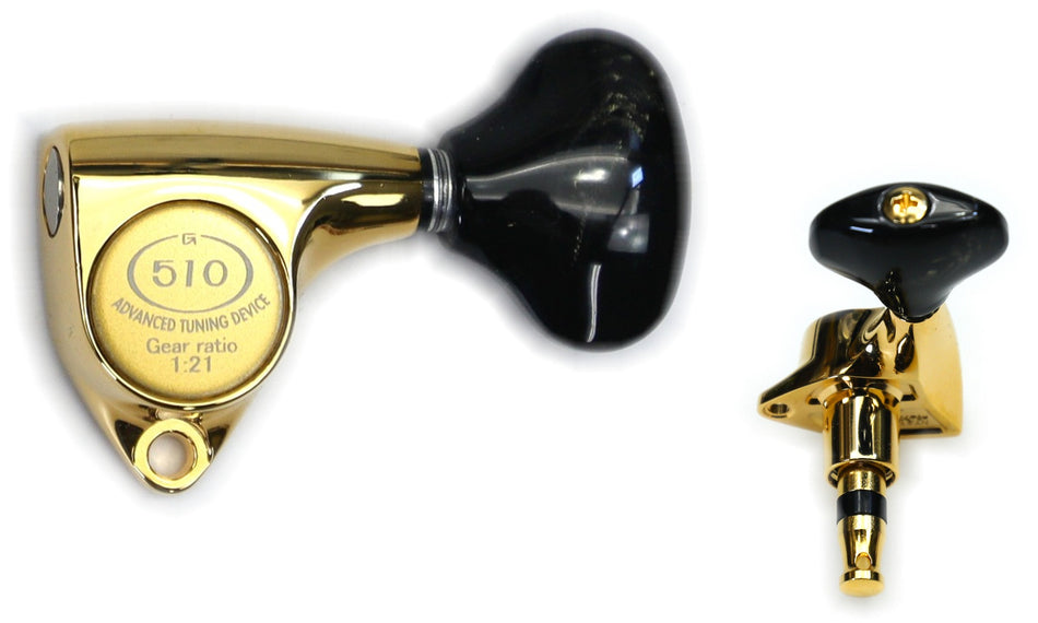 Gotoh SGV510Z(G)FL5 Tuners with Standard Post, 3L+3R (Gold)