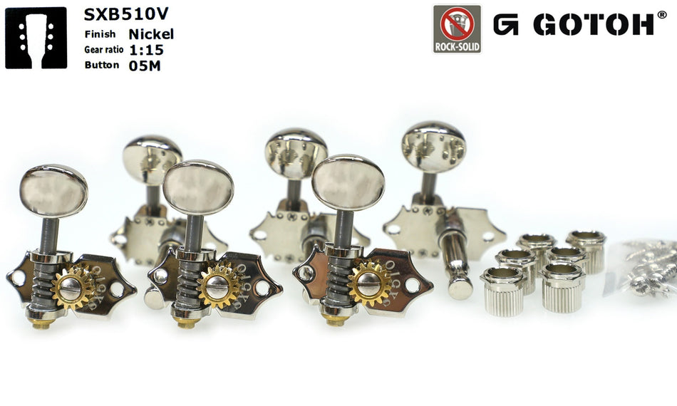 Gotoh SXB510V(N)05M Guitar Tuners, 3L+3R (Nickel)