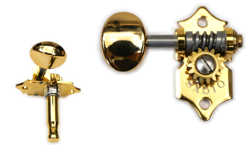 Gotoh SXB510(G)05M Guitar Tuners, 3L+3R (Gold)