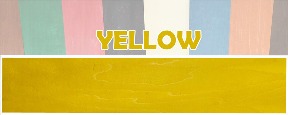 Pressure Dyed Veneer, Yellow (0.5 x 190 x 850mm)