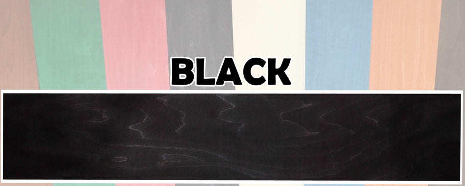 Pressure Dyed Veneer, Black (0.5 x 95 x 850mm)