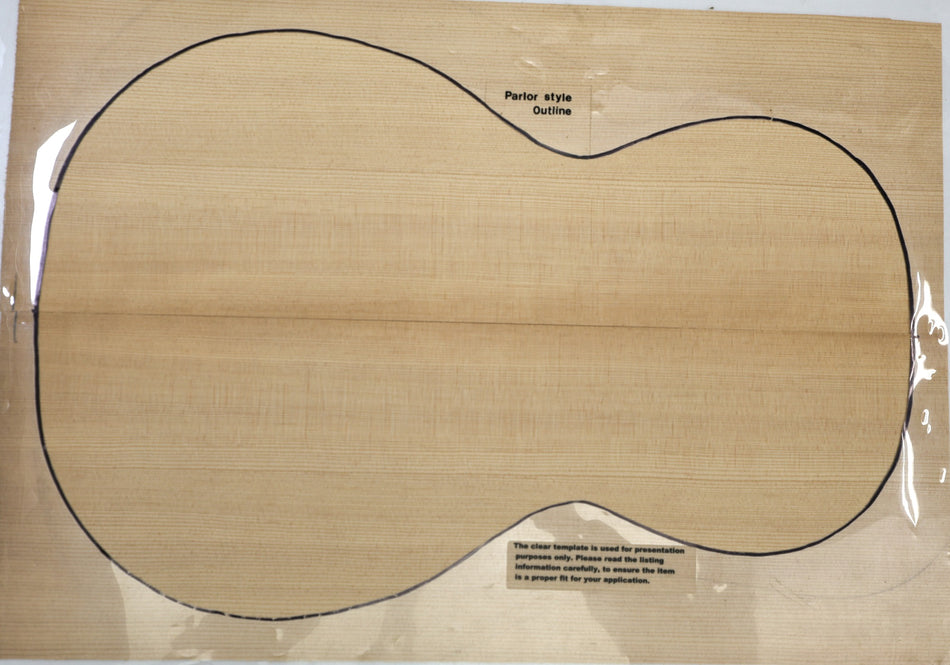 Sitka Spruce Parlor Guitar Set, 0.125" thick (+STANDARD) - Stock# 6-5325
