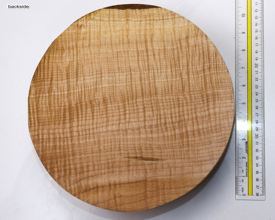 Maple Flame Round 11" diameter x 2.5" (5A HIGHLY FIGURED) - Stock# 5-3713