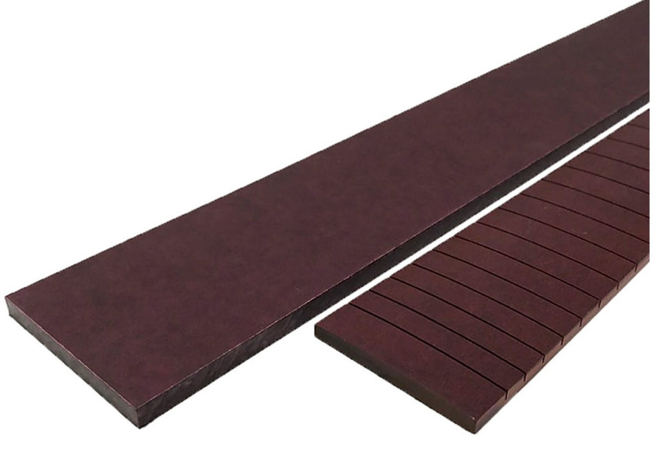 Richlite Redstone Guitar Fingerboard, 20" long, unslotted